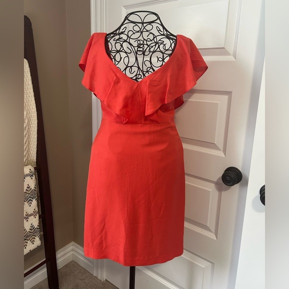 Jenny Yoo Gabby Ruffled Neck Dress - Picture 2 of 9